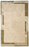 Nepal Rug 121x191cm - Wool Rug - Rectangle / Beige / 121 x 191 cm Rectangle
