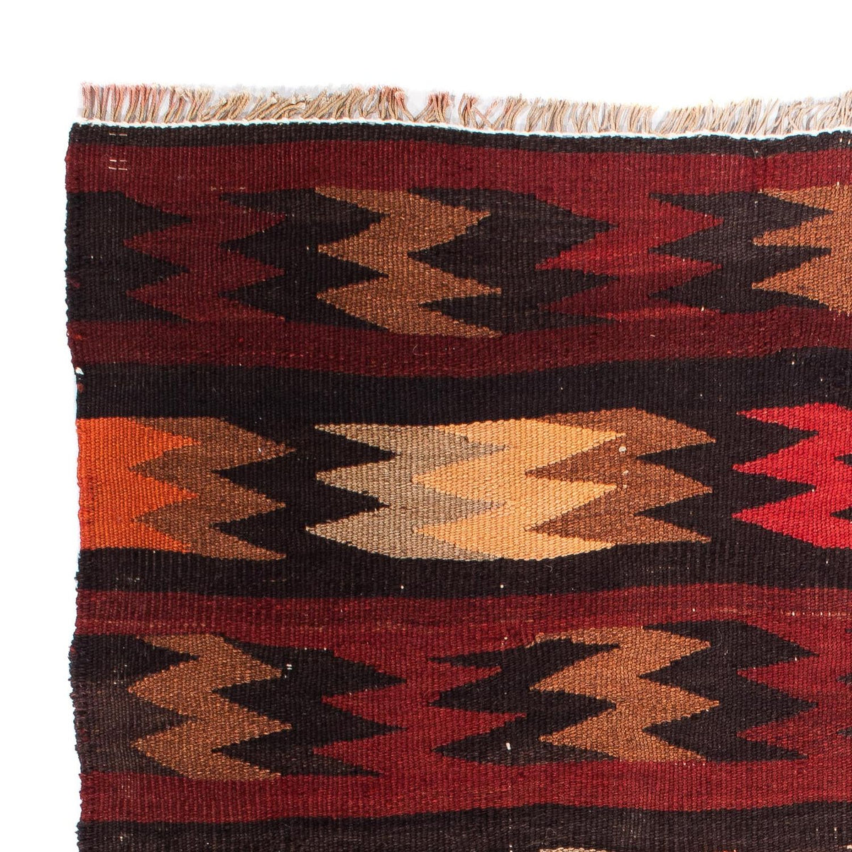 Kelim Rug - Old - 110 x 90 cm - multicolored