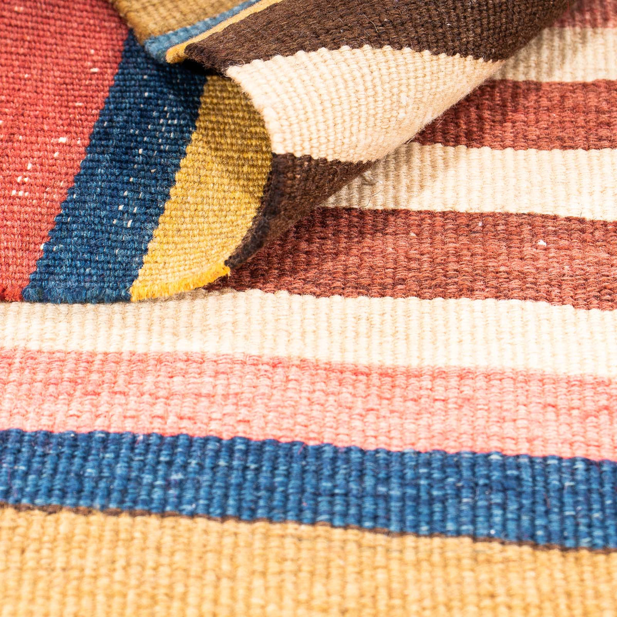 Kelim Rug - Old square  - 85 x 80 cm - multicolored