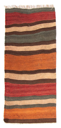 Runner Kelim Rug - Old - 110 x 50 cm - multicolored