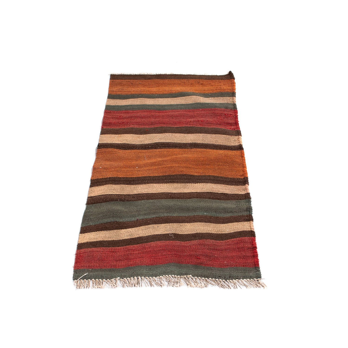 Runner Kelim Rug - Old - 110 x 50 cm - multicolored