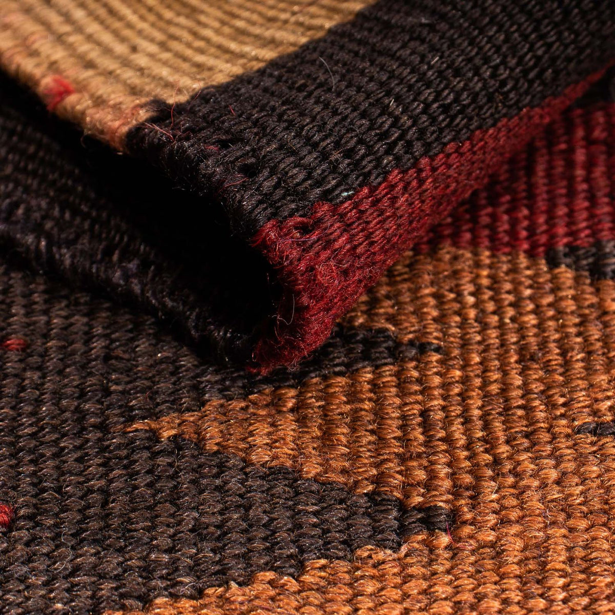 Kelim Rug - Old - 95 x 75 cm - multicolored