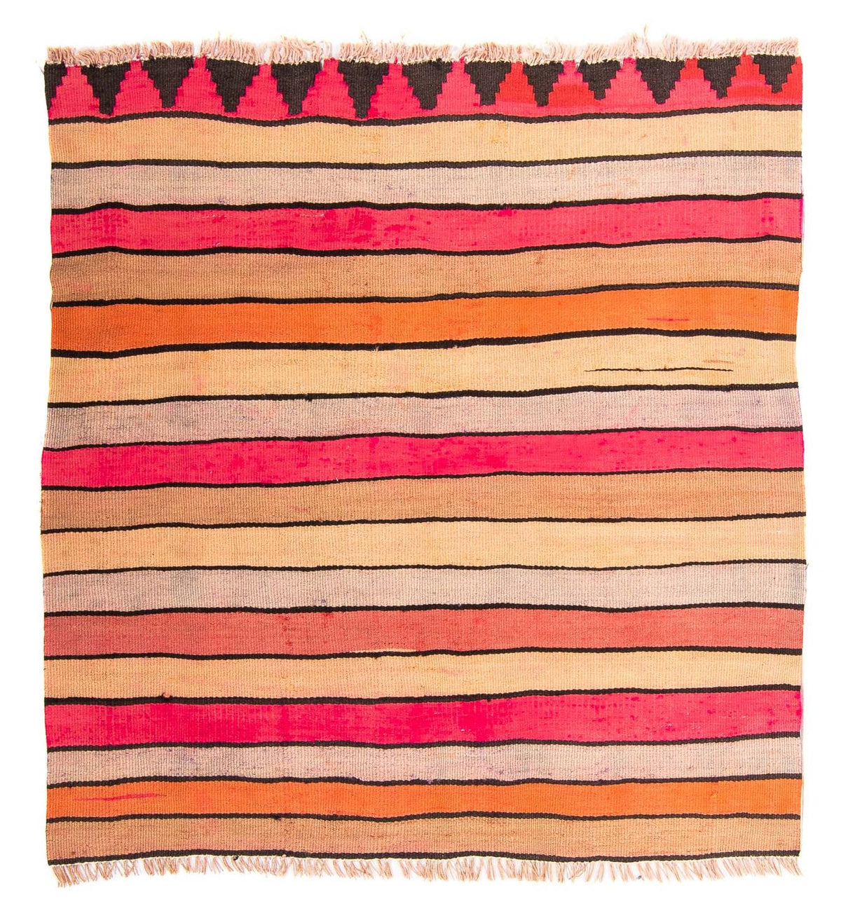 Kelim Rug - Old square  - 120 x 110 cm - multicolored