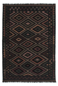 Kelim Rug - Splash - 244 x 169 cm - multicolored