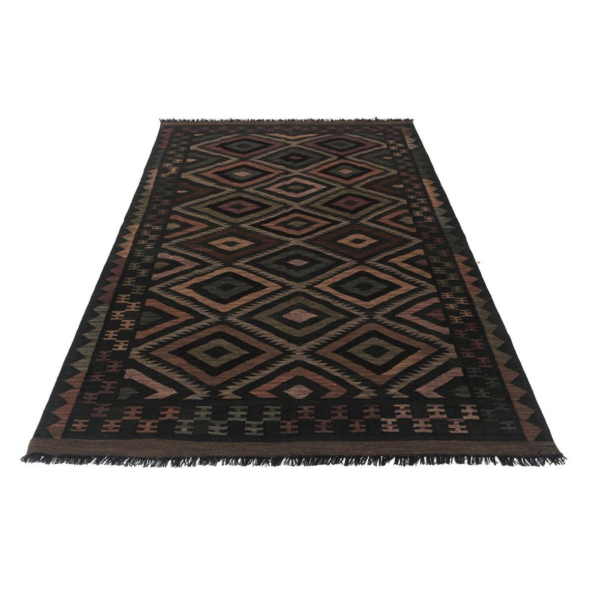 Kelim Rug - Splash - 244 x 169 cm - multicolored