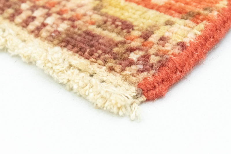 Designer Rug square  - 59 x 58 cm - orange