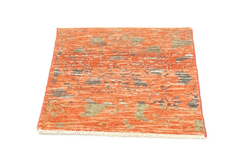 Designer Rug square  - 61 x 60 cm - orange
