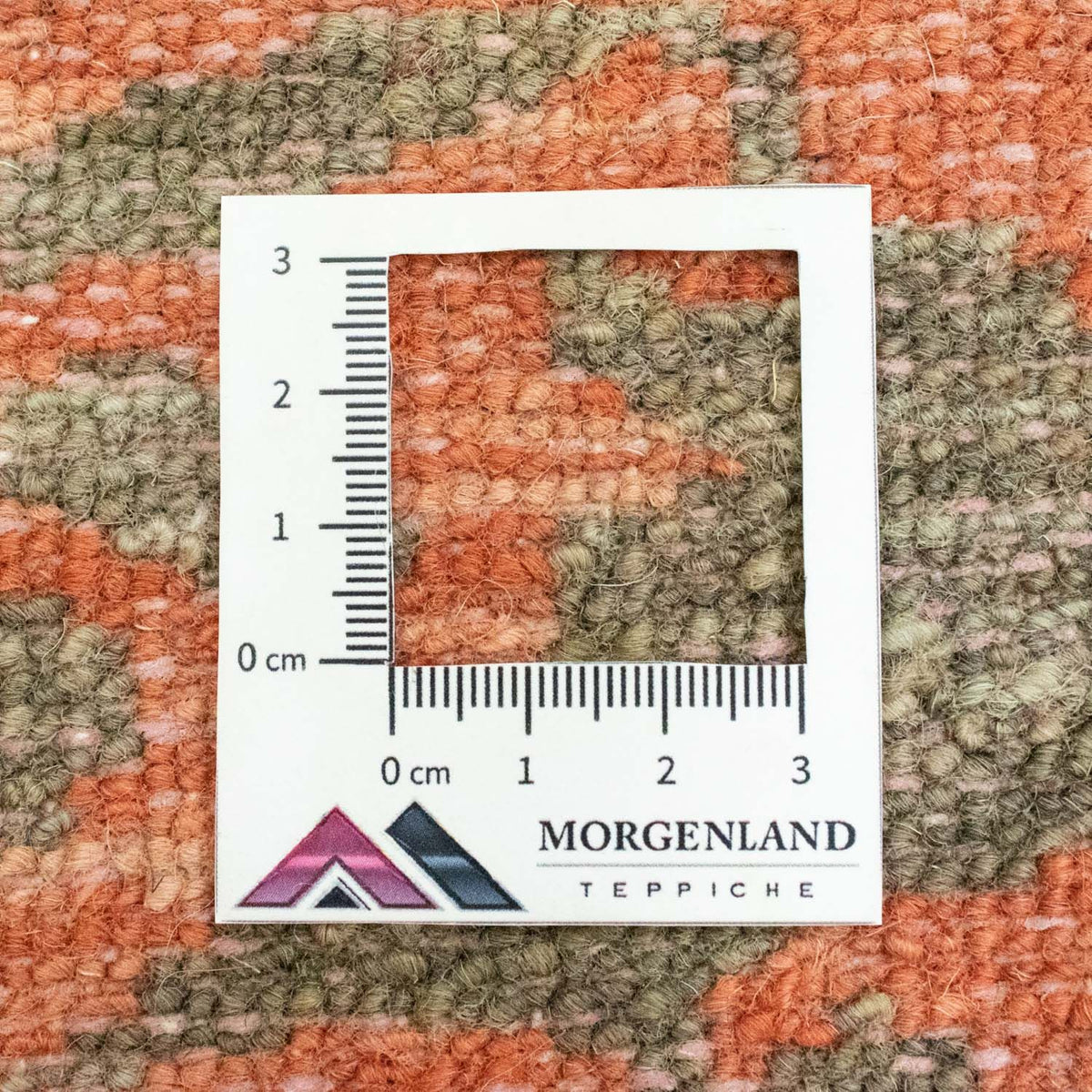 Designer Rug square  - 61 x 60 cm - orange