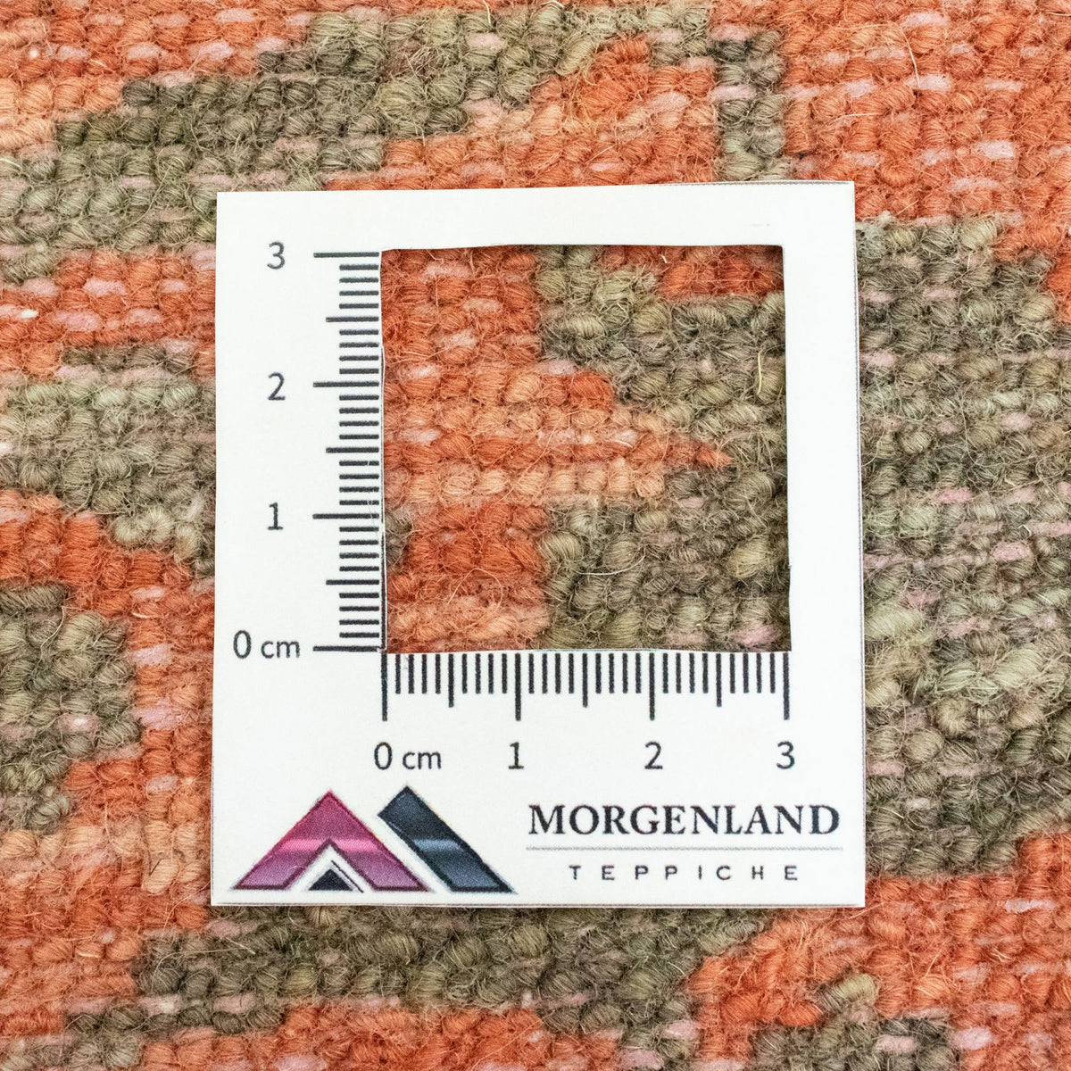 Designer Rug square  - 61 x 60 cm - orange