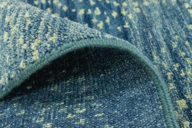 Designer Rug square  - 62 x 61 cm - light blue