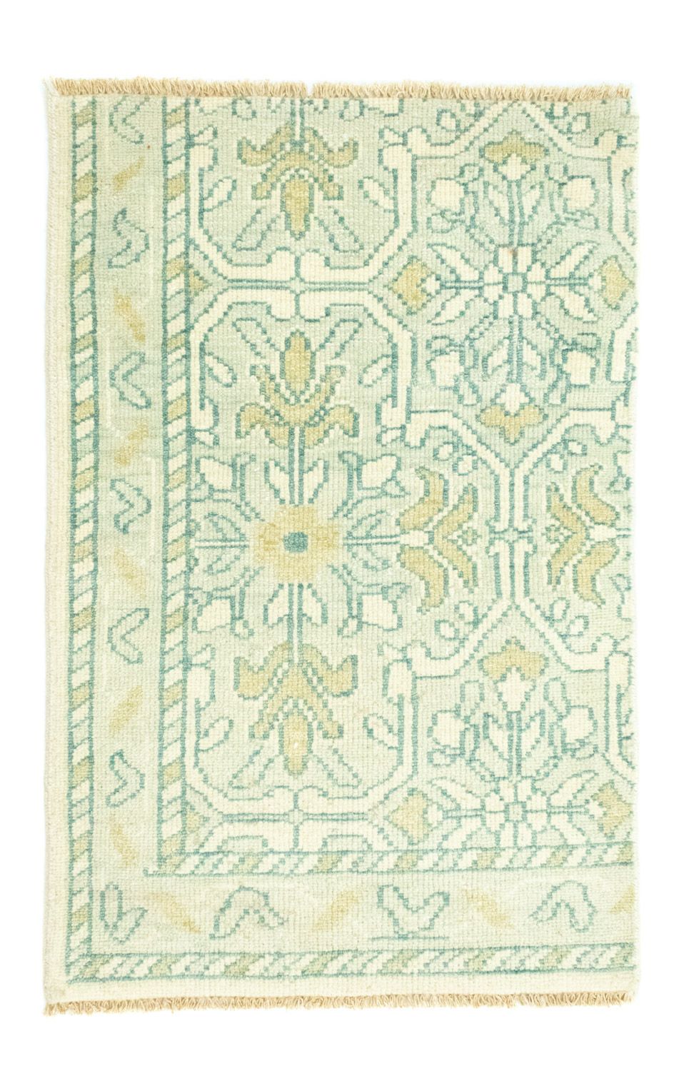 Designer Rug - 90 x 60 cm - light green