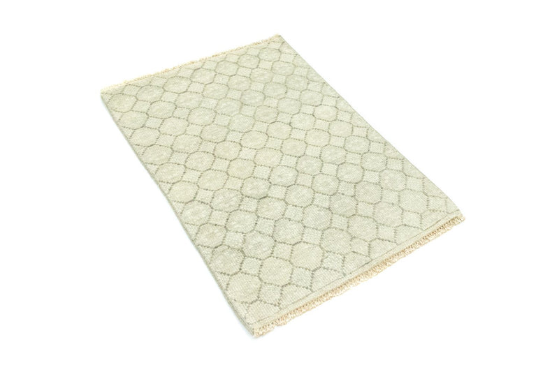 Wool Rug - 88 x 60 cm - beige