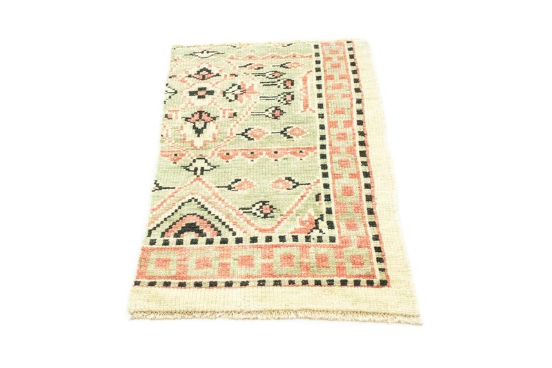 Wool Rug - 93 x 59 cm - beige