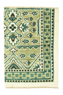 Wool Rug - 87 x 64 cm - green