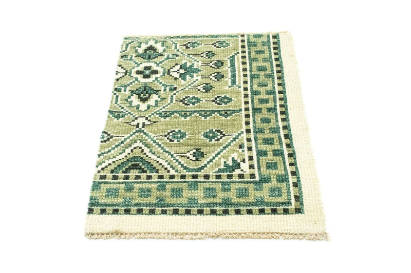 Wool Rug - 87 x 64 cm - green