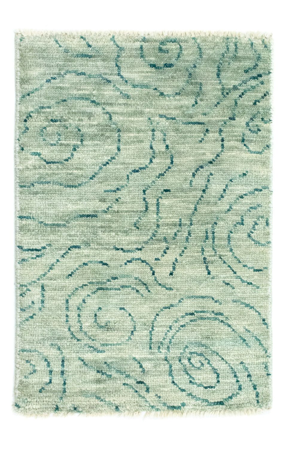 Designer Rug - 90 x 62 cm - green
