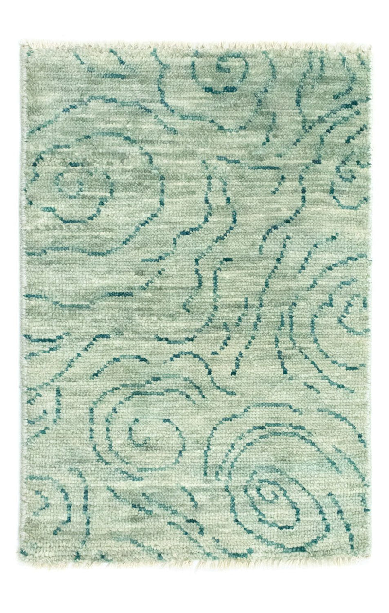 Designer Rug - 90 x 62 cm - green