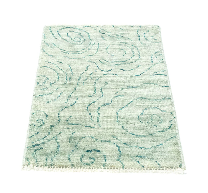 Designer Rug - 90 x 62 cm - green