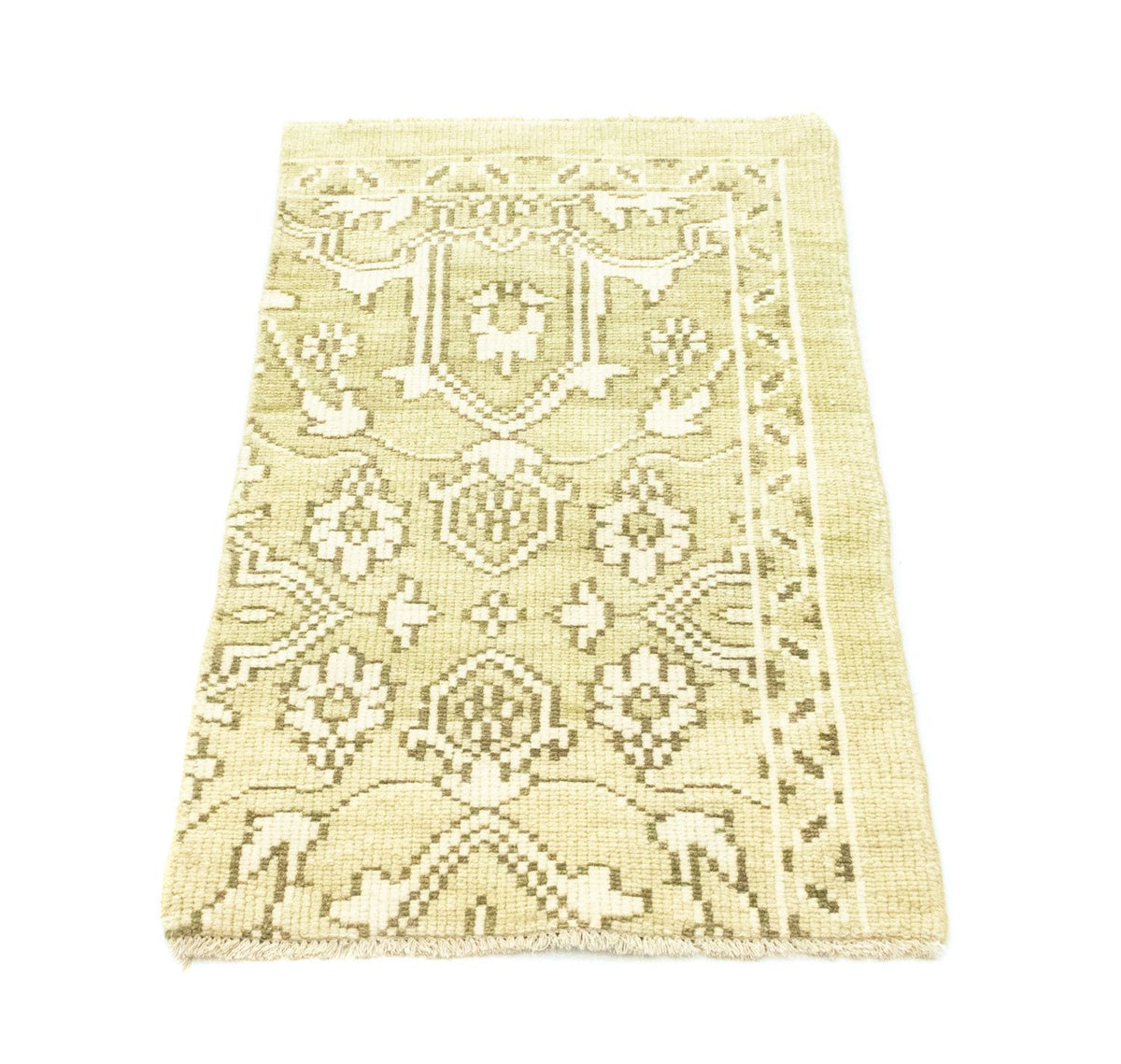 Wool Rug - 100 x 60 cm - light green