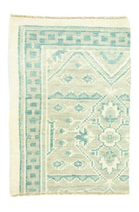 Designer Rug - 95 x 62 cm - light blue