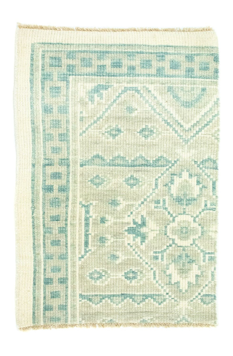 Designer Rug - 95 x 62 cm - light blue