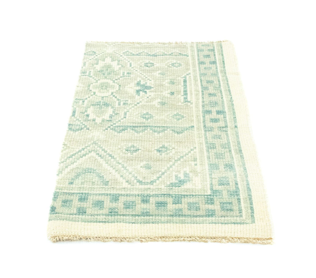 Designer Rug - 95 x 62 cm - light blue