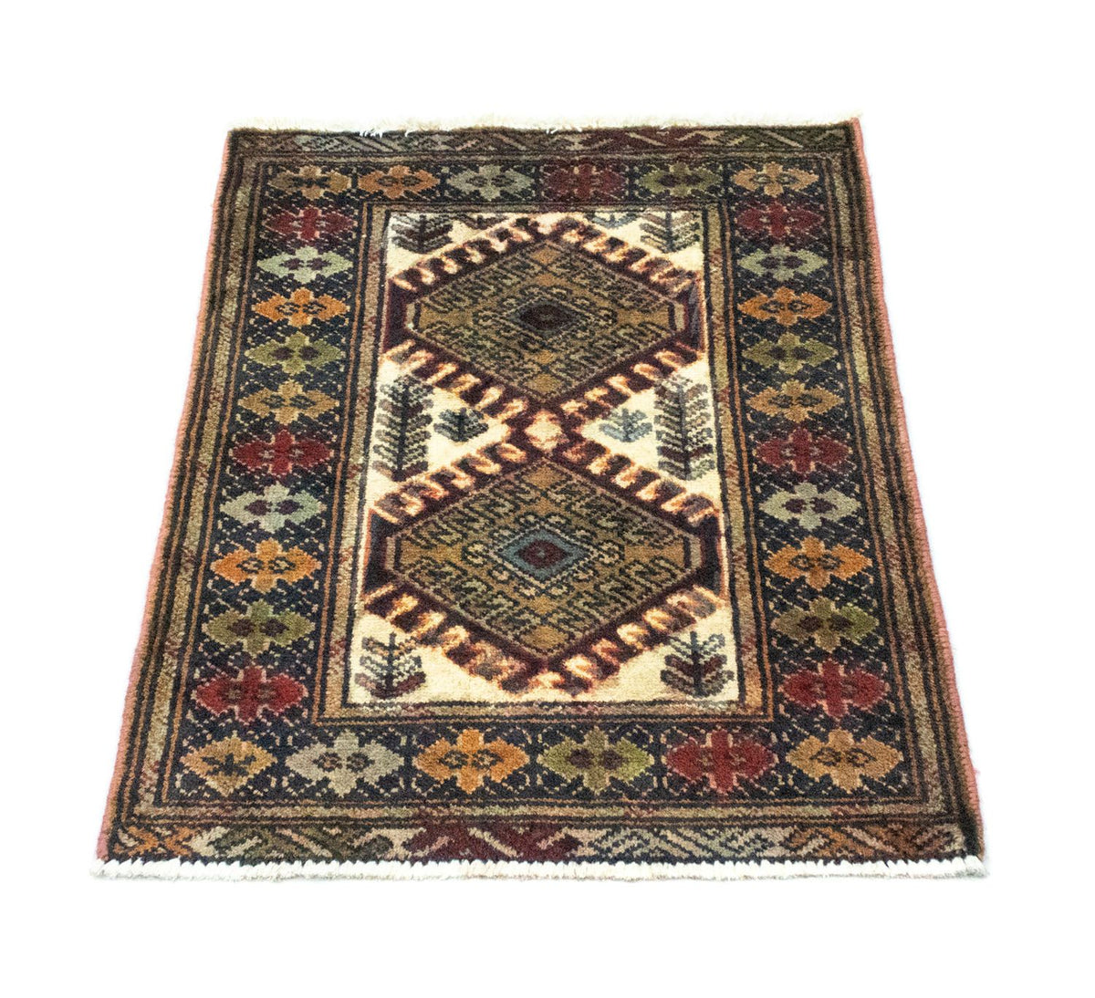 Turkaman Rug - 86 x 60 cm - beige