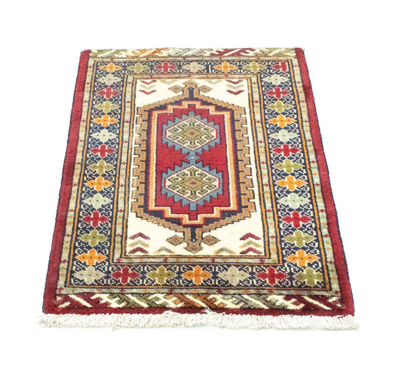 Turkaman Rug - 87 x 60 cm - red
