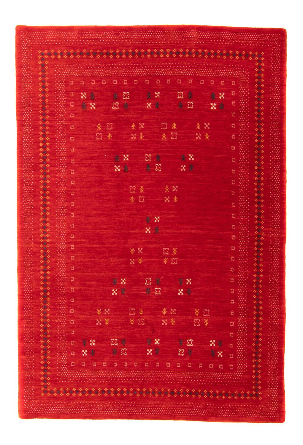Gabbeh Rug - Loribaft Softy - 200 x 137 cm - multicolored