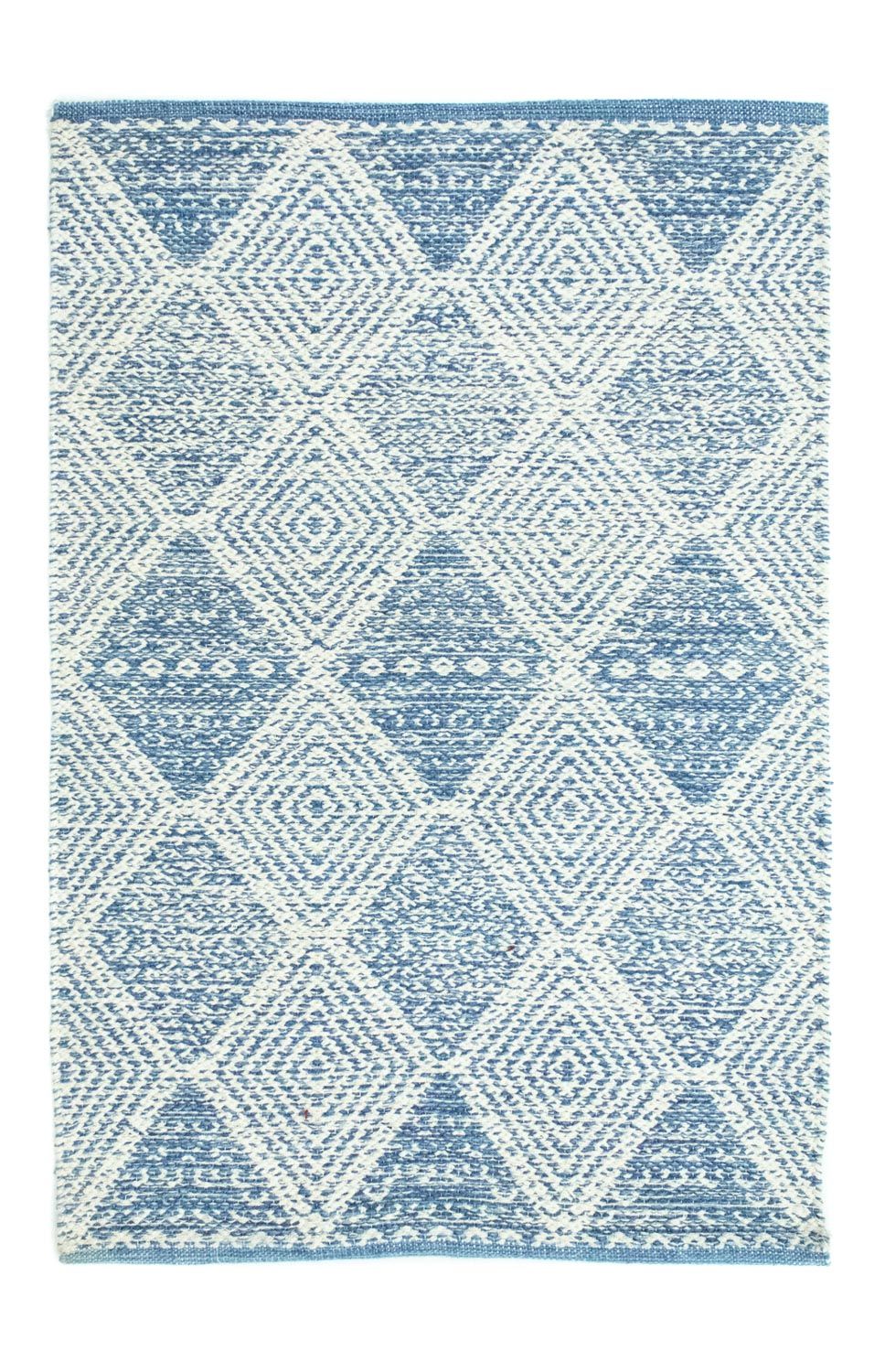 Kelim Rug - Trendy - 92 x 62 cm - light blue