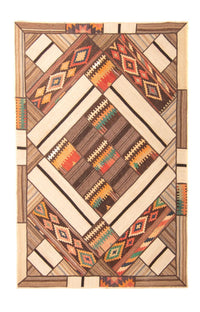 Patchwork Rug - 230 x 160 cm - multicolored