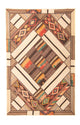 Patchwork Rug 230x160cm - Perserteppich Wollteppich