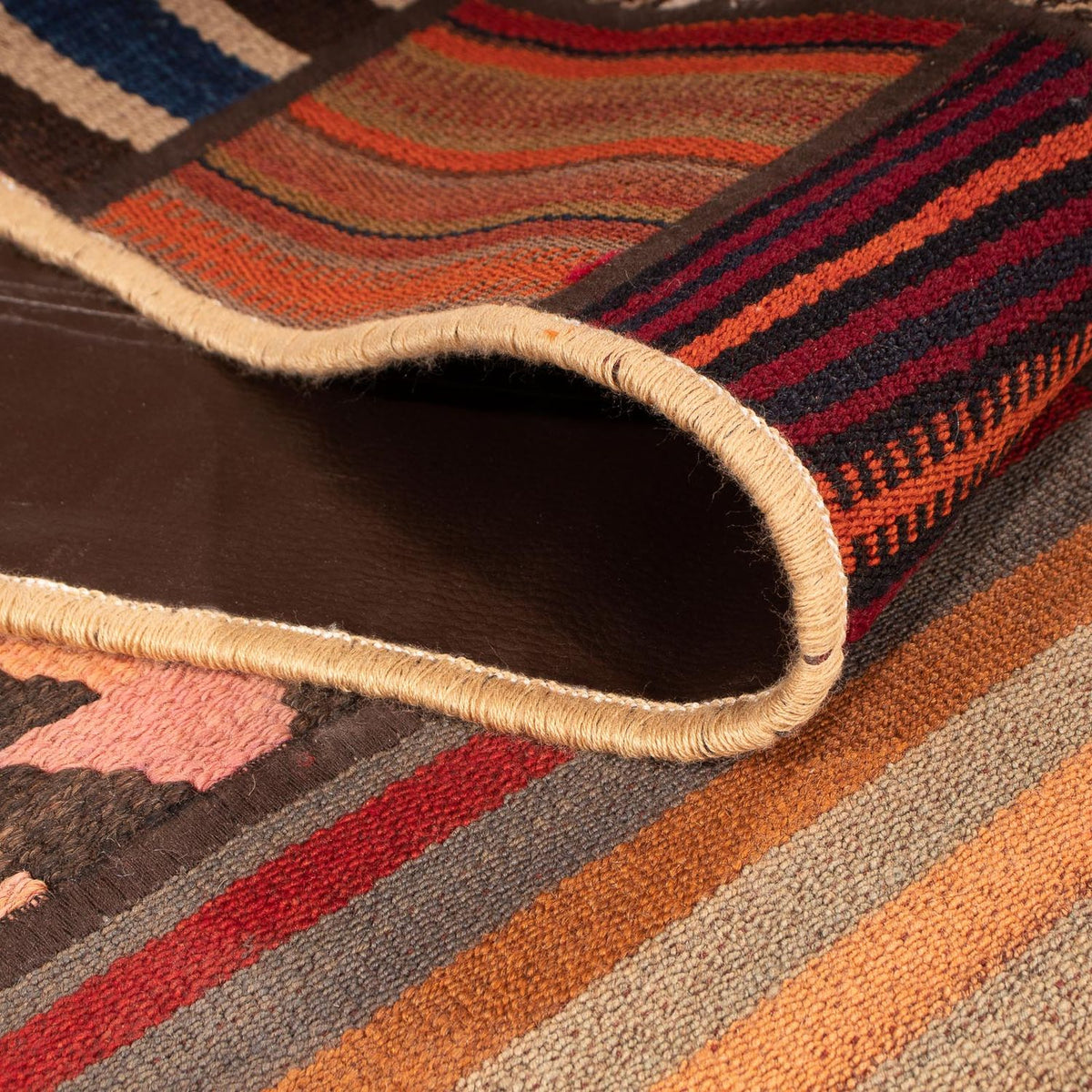 Patchwork Rug - 200 x 150 cm - multicolored