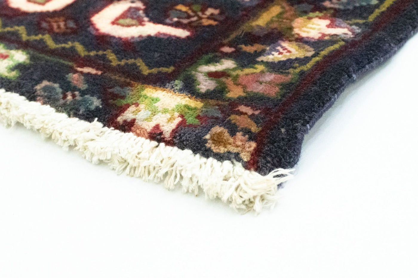 Turkaman Rug - 86 x 70 cm - dark blue