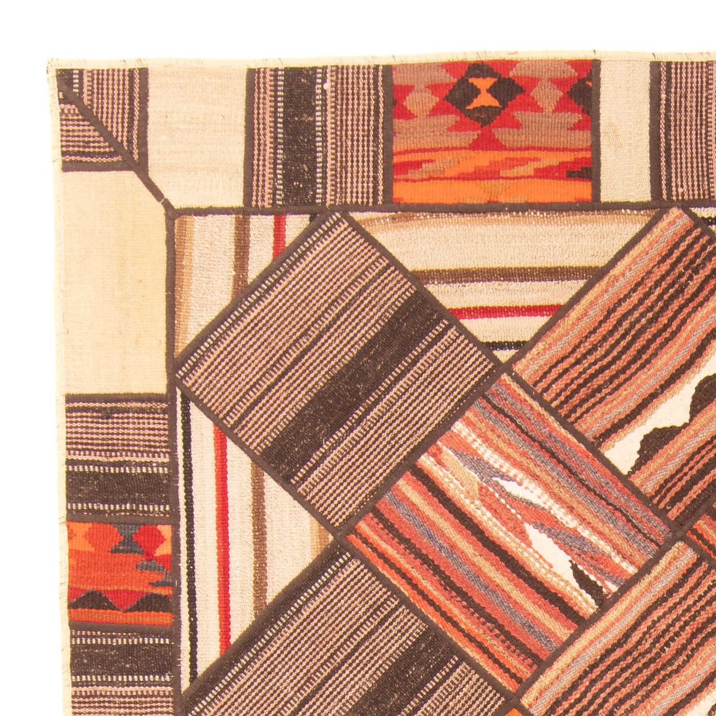 Patchwork Rug 200x150cm - Perserteppich Wollteppich