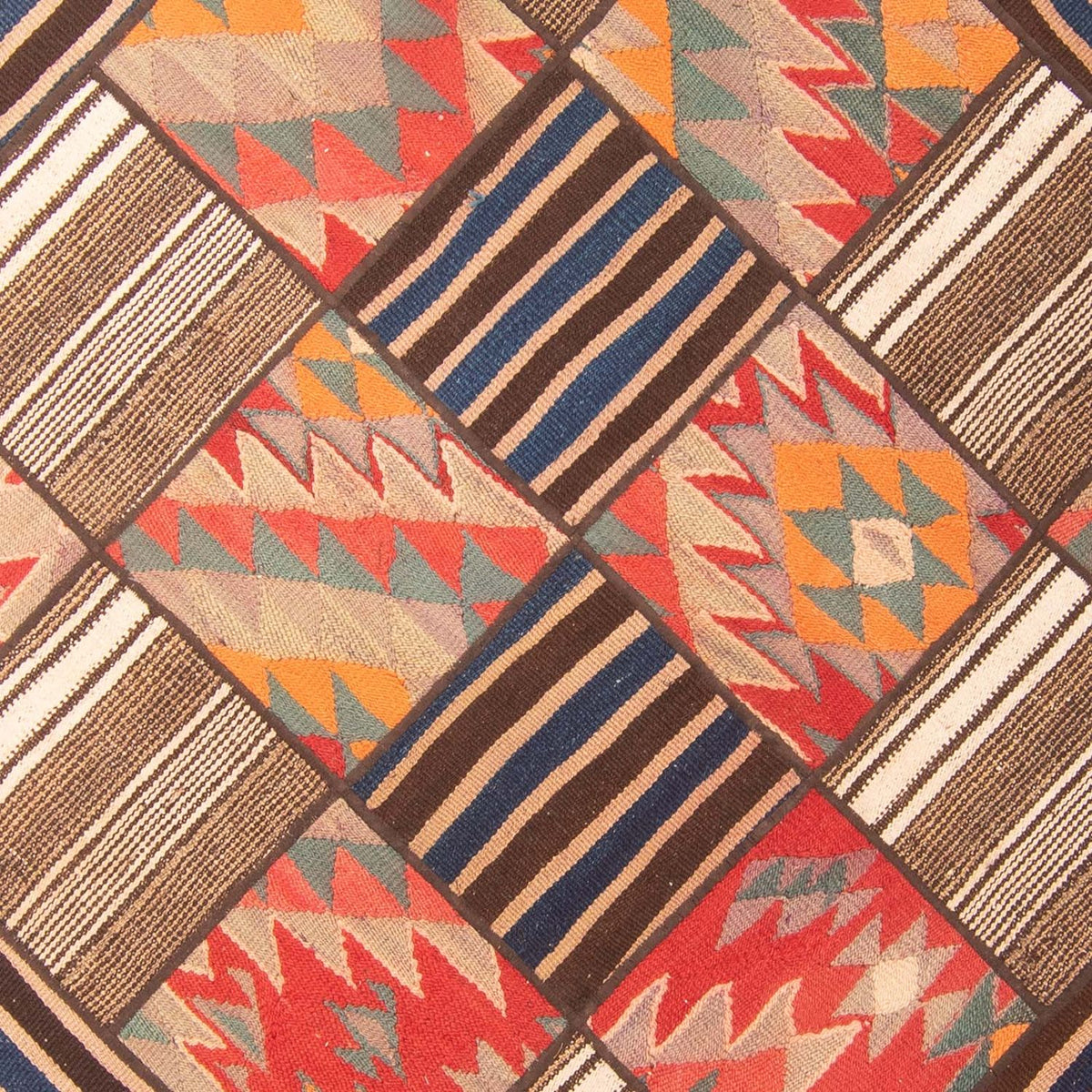 Patchwork Rug - 200 x 150 cm - multicolored