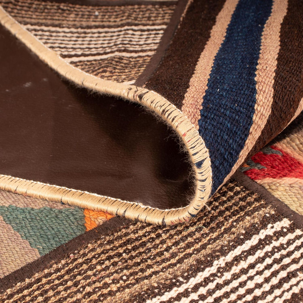 Patchwork Rug - 200 x 150 cm - multicolored