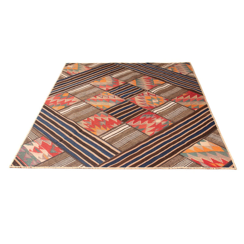 Patchwork Rug - 200 x 150 cm - multicolored