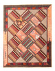 Patchwork Rug 200x150cm - Perserteppich Wollteppich