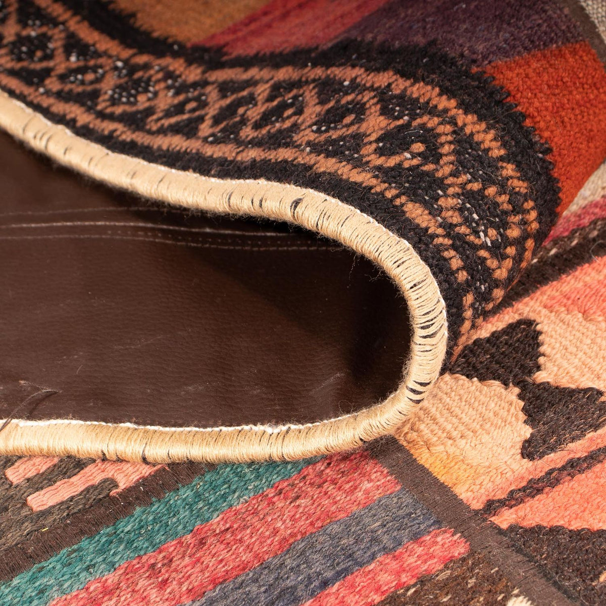 Patchwork Rug - 200 x 150 cm - multicolored