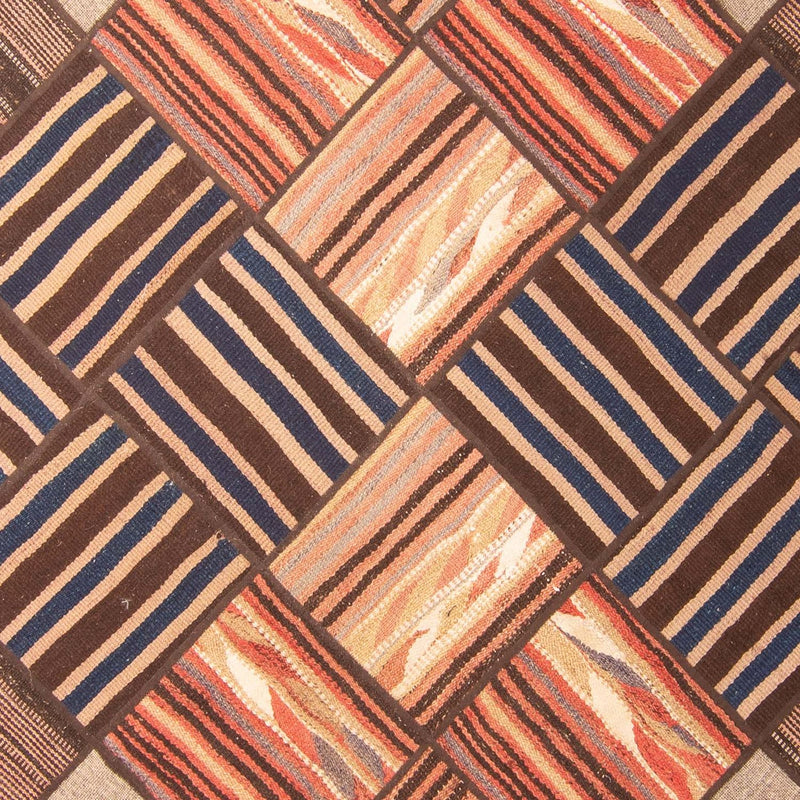 Patchwork Rug - 200 x 150 cm - multicolored