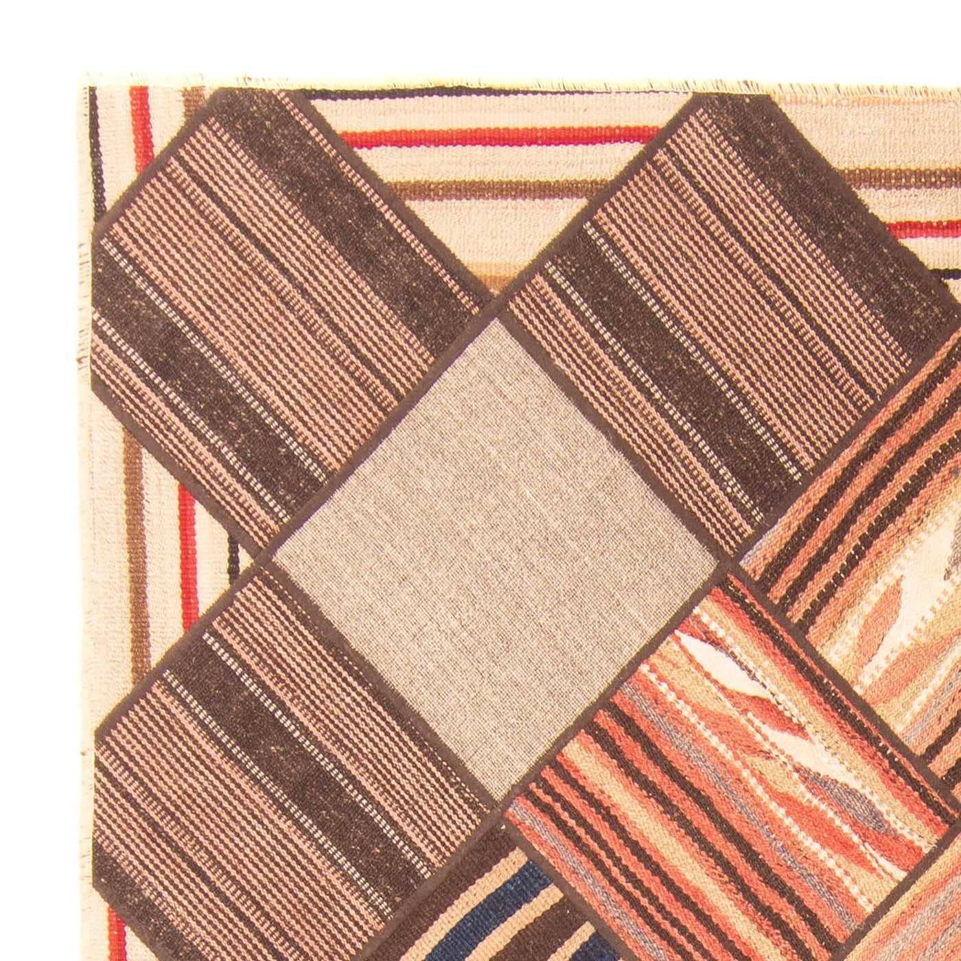 Patchwork Rug 200x150cm - Perserteppich Wollteppich