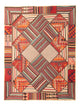 Patchwork Rug 200x150cm - Perserteppich Wollteppich