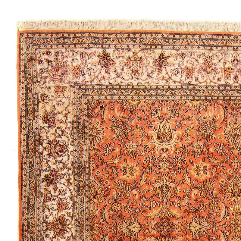 Silk Rug - Kashmir Silk - 276 x 187 cm - rust