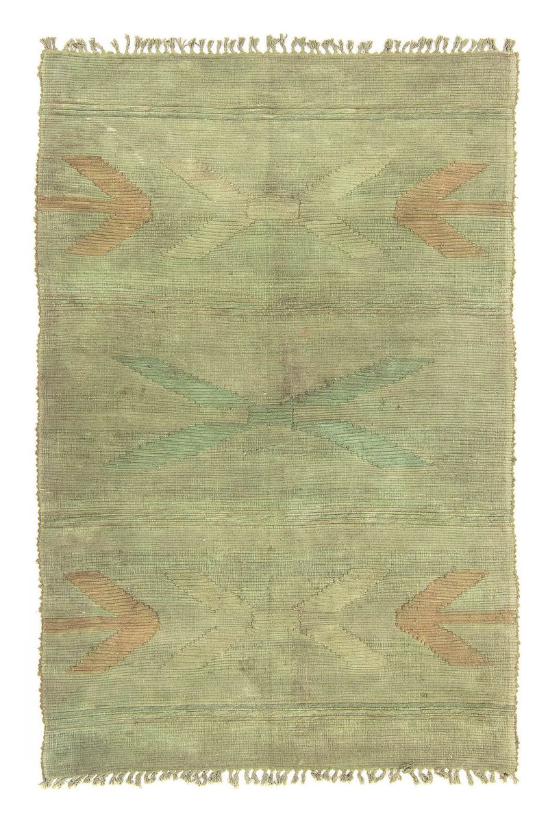Kelim Rug - Trendy - 208 x 130 cm - green
