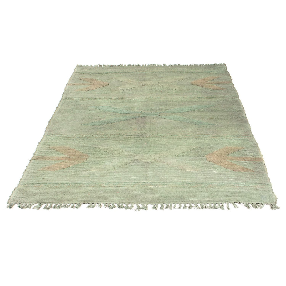Kelim Rug - Trendy - 208 x 130 cm - green