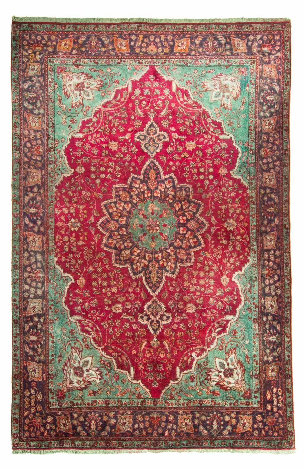 Perser Rug - Tabriz - 308 x 226 cm - dark red