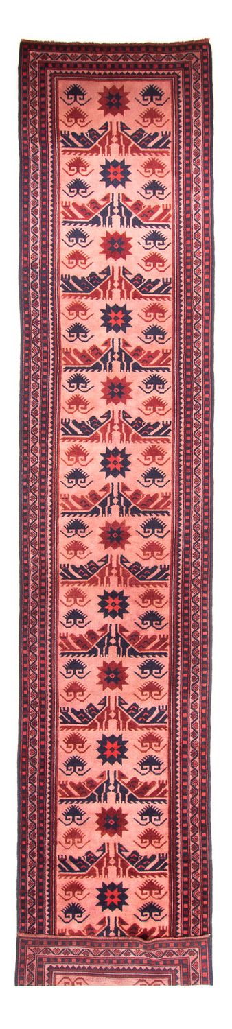Runner Kelim Rug - Oriental - 400 x 75 cm - light red
