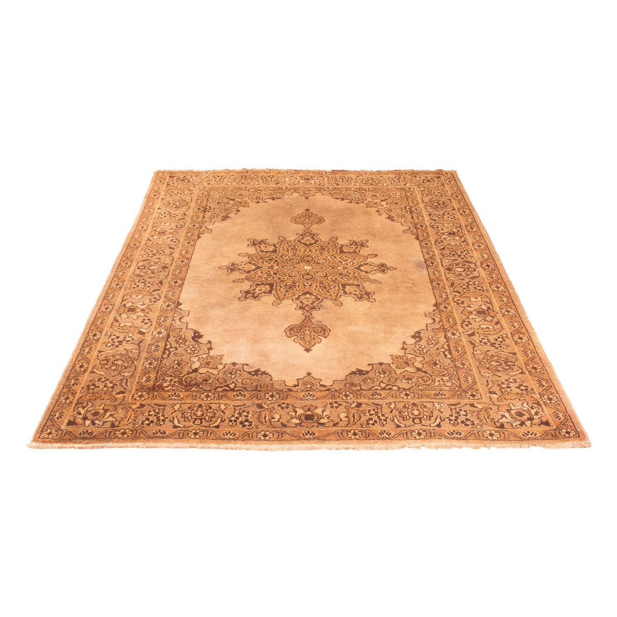 Afghan Rug - 213 x 150 cm - dark beige