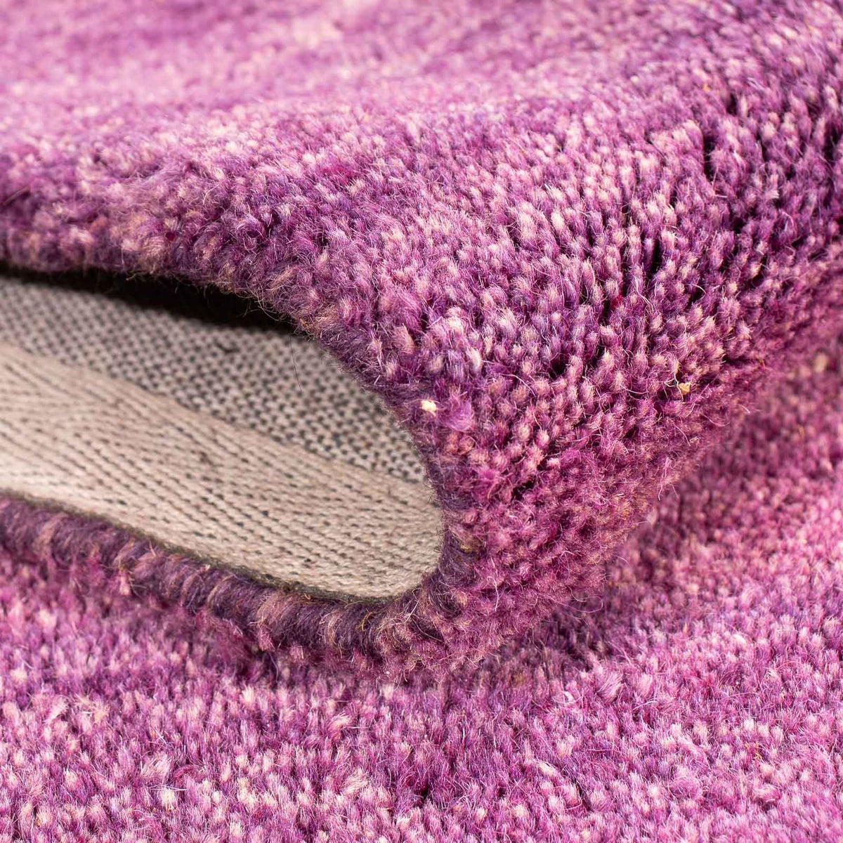 Wool Rug - 193 x 140 cm - purple